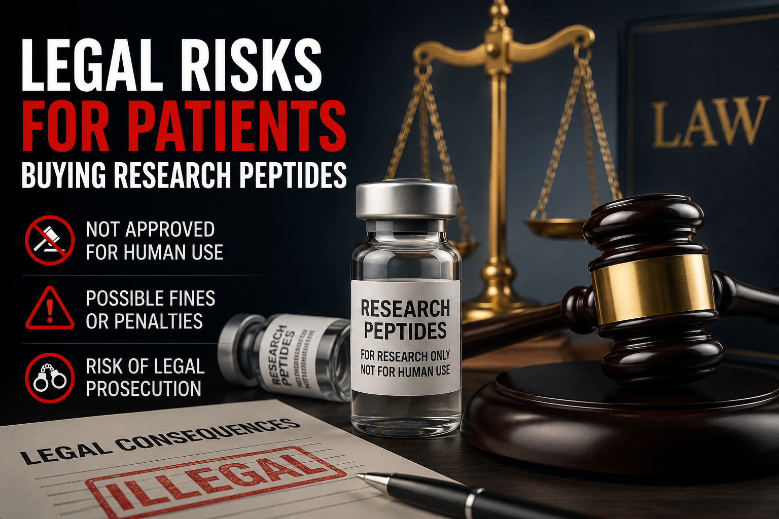 Legal Risks for Patients Buying Research Peptides
